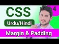 CSS Course in Urdu/Hindi Video No 4 - CSS Margin - CSS Padding - CSS Course in Pakistan