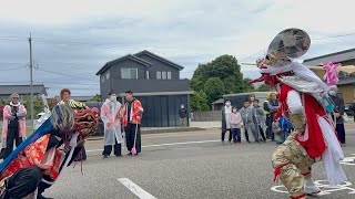 島尾の獅子舞 2023