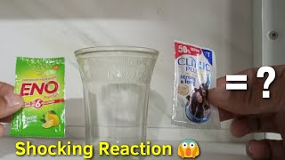Eno + Water + Clinic Plus (shampoo) =? | Shocking Result | Amazing reaction |Shampoo experiment