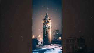 İstanbul kar yağışı yapay zeka canlandırırsa /Istanbul snowfall animated by artificial intelligence