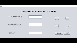 #Tutorial 1 GUI Calculator Desktop Application in Java using Java Swing ,AWT and Netbeans IDE