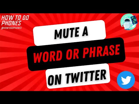 How to mute a word/phrase on Twitter