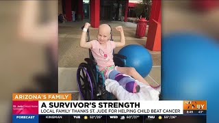 Valley family thanks St. Jude for helping child beat cancer