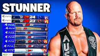 Hitting A Stunner With Stone Cold In EVERY WWE 2K Game!