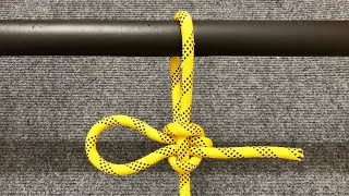 Live pull positioning knot and high-altitude operation drop knot, safe, reliable and practical