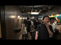 tokyo summer night walk from shibuya sakura stage to ebisu bon dance festival 4k hdr binaural