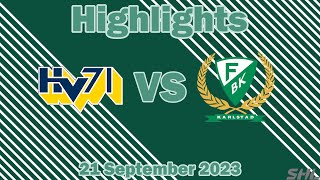 HV71-Färjestad Highlights