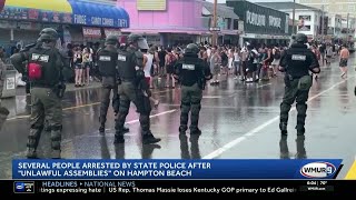 Police clear streets of Hampton Beach after 'unlawful assembly'