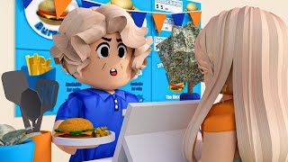 👵🏼 Grandmas WORK Day Routine 🍔 | Roblox Bloxburg Family Roleplay