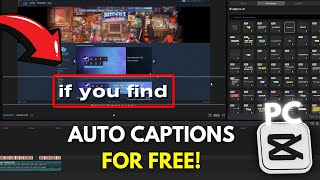 How to Get Auto Captions For Free on CapCut PC (2025)