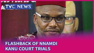 Flashback of Nnamdi Kanu Court Trials Since His Re-Arrest