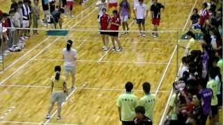 201208 西医体　女子団体戦１回戦　酒巻・平田理ＶＳ川崎医科　６－２