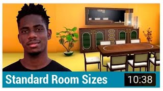 Standard sizes of rooms in residential buildings. Size of Bathroom, Kitchen, living room etc.