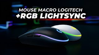 TERLALU MURAH ! Review Mouse Gaming Logitech G203 Lightsync, Mouse macro cuman 200rb !