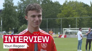 Youri Regeer: 'Ik ga met een positief gevoel naar huis' | Ajax - Paderborn | Reactie
