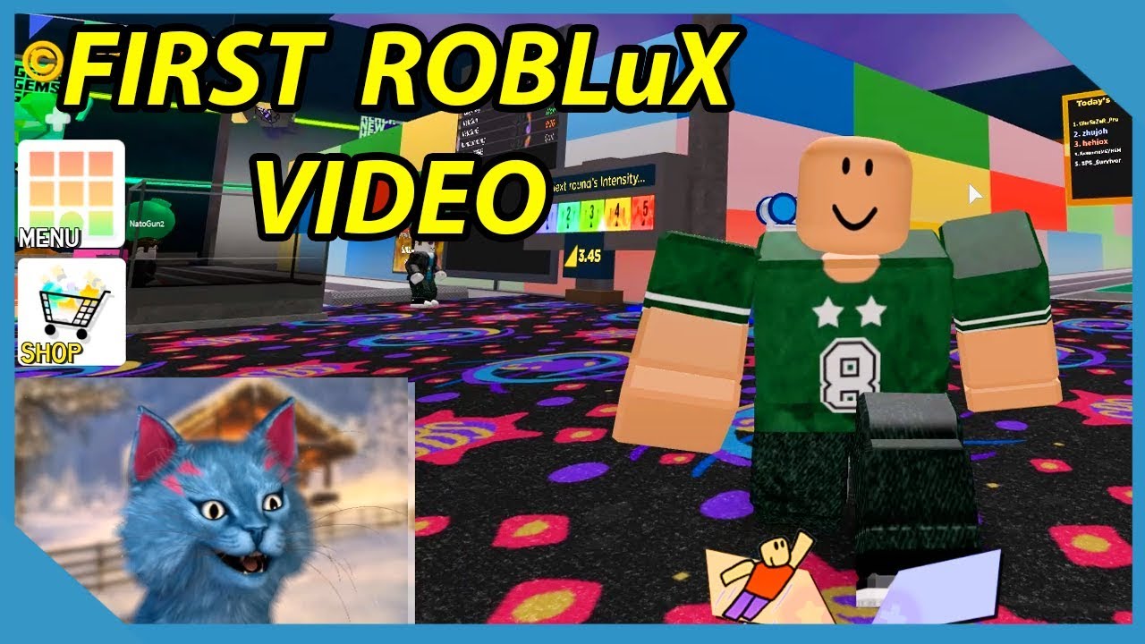 My First Roblox Video Youtube