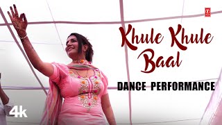Khule Khule Baal - Sapna Choudhary Dance Performance | Masoom Sharma | New Haryanvi Video