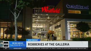 Police investigate Roseville Galleria armed robberies