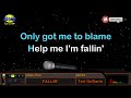 fallin teri desario hd karaoke