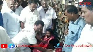 Puthalapattu YSRCP MLA MS Babu Visits  Kanipakam Vinayaka Temple | Chittoor district | CVR News