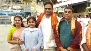 Dil Raju And Vamsi Paidipally Visits Tirumala Temple | Daily Culture