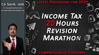 May/Nov 2020 | Income Tax Revision Marathon | 20 Hours | CA Intermediate | Part 1/2