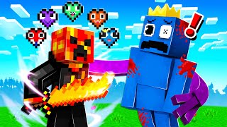 Minecraft But There's RAINBOW FRIENDS Hearts