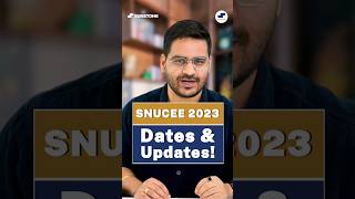 💥SNUCEE 2023 Phase 5 Dates, Updates! BTech Entrance Exam Shiv Nadar University! #shorts #SNUCEE