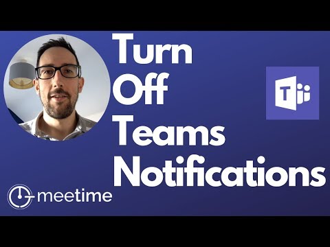 Microsoft Teams Tutorial 2019 – How To Turn Off Notifications