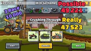 Hill Climb Racing 2 - New format Tips & Tricks! 47523 (49221) 3K Or Go Home