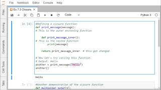 048 Tutorial 48 Python Closure