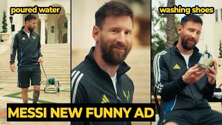 Messi's funny reaction as a gardener in the new Adidas F50 'La Vida Rápida' ad | Football News Today