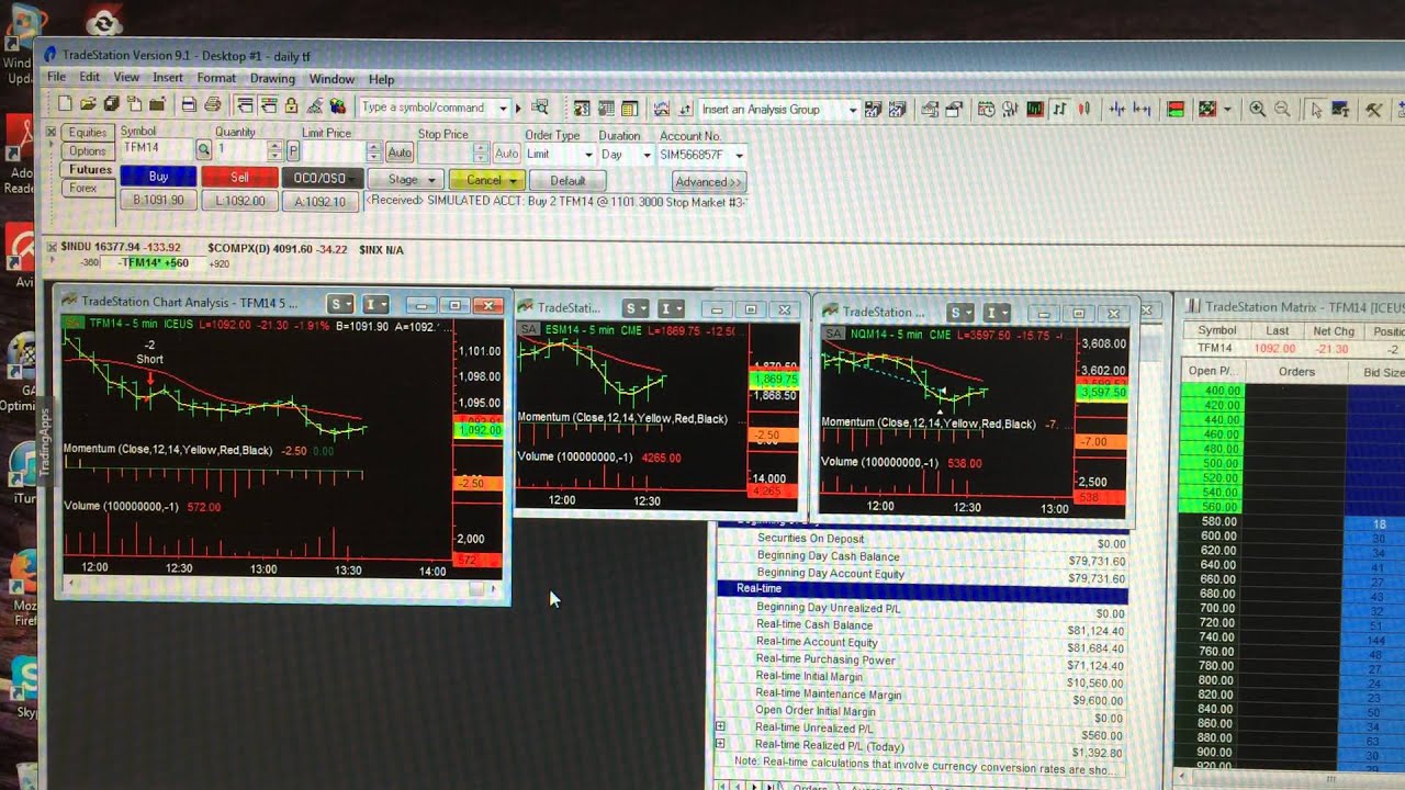 Live Demo Using Automated Day Trading Software Youtube