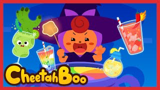 [New!] 👻 Wooo~ Creepy Scary Juice song ❗ | Halloween | Nursery rhymes | Kids song | #Cheetahboo