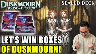 Let's Win All Of The Duskmourn Boxes! | Arena Direct Win-A-Box | Duskmourn Sealed Deck | MTG Arena