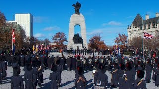 Watch as the moment of silence is held in Ottawa for Remembrance Day