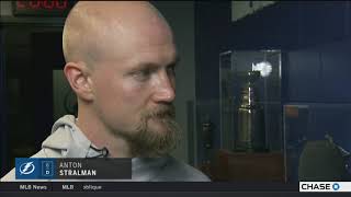 Anton Stralman -- Tampa Bay Lightning vs. Boston Bruins Game 2 04/30/2018