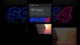 112 weeks 3 days  like and subscribe if hyped for sonic 4 #sonicmovie #paramount #sega #countdown