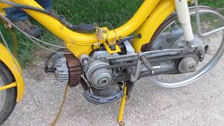 1978 Honda Hobbit moped PA50 II test run