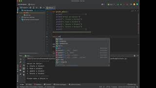 Python Console Menu Example