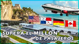 Aeropuerto de Tulum supero las expectativas con más de 1 millón de pasajeros, Quintana Roo