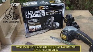 Making a Knife with the Worksharp Blade Grinding Attachment - Gauntlet Review