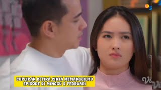 GUBRAGG!! AKSA SEMESRA ITU RANGKUL AMIRA! UPS AMIRA KENA LABRAK.. KETIKA CINTA MEMANGGILMU EPS 21