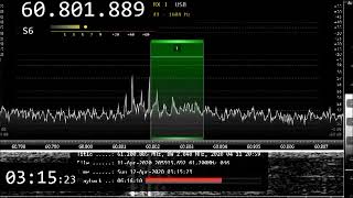 801kHz KTWG　混信がひどいです　2020/04/12