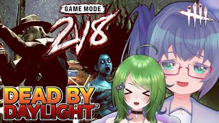 【DbD】DbD2vs8モードコラボ配信#4【バ美肉/新人Vtuber】