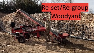 Regroup and Reset the Woodyard #firewood #firewoodbusiness #woodyard woodproduction