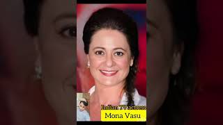 Mona Vasu (old and young) Indian TV actress#shorts