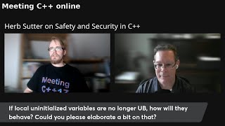 Herb Sutter on Safety and Security in C++