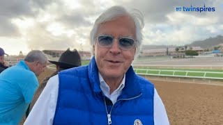 Trainer Bob Baffert's initial reaction to seeing City of Troy in the flesh