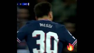 Lionel Messi 1st Goal for PSG || PSG-MANCITY